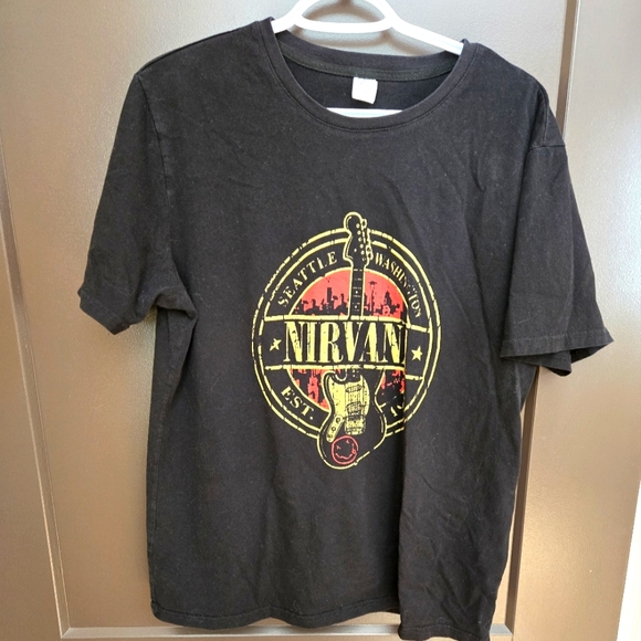 Nirvana Seattle 1988 Black Graphic T-Shirt Sz.xl - Picture 1 of 6